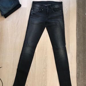 New “vintage black” R13 denim jeans size 27